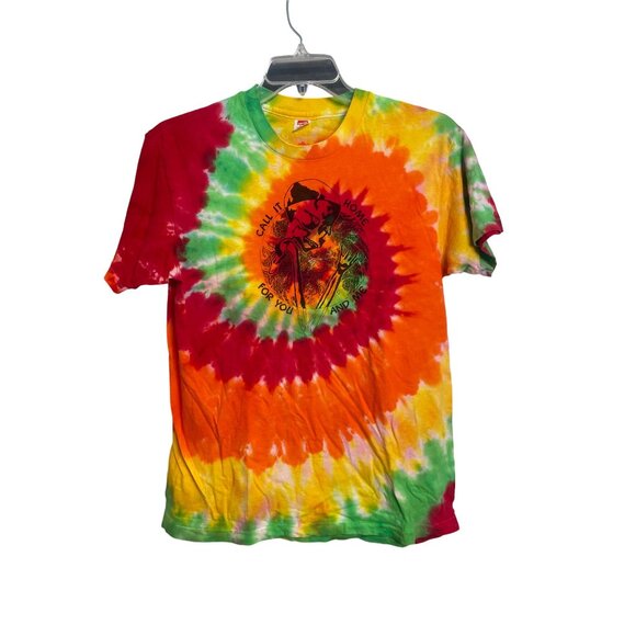 RARE Vintage Grateful Dead Call It Home For You And Me L Large Tie Dye TShirt - Picture 2 of 8